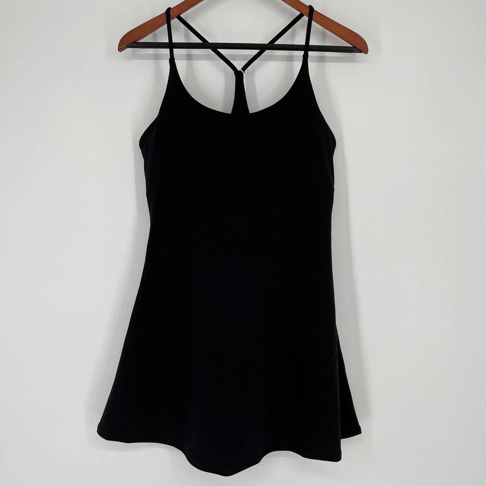 NWT Halara Everyday Dress Euphoria 2-in-1 Sz XS Solid Black